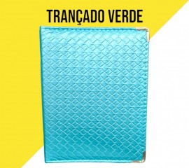 Pasta para hinos tran�ado verde n�3 