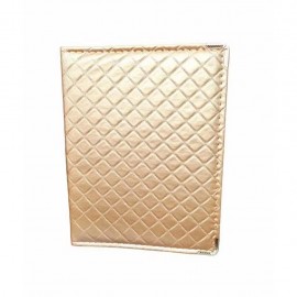 Pasta para hinos n�05 quadriculado dourado 