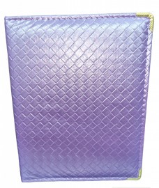 Pasta para hinos n�05 tran�ado lil�s  